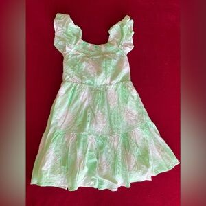 Cat & Jack Girl's Sleeveless Floral Side Pockets Lined Dress  Size: M (8) Color: